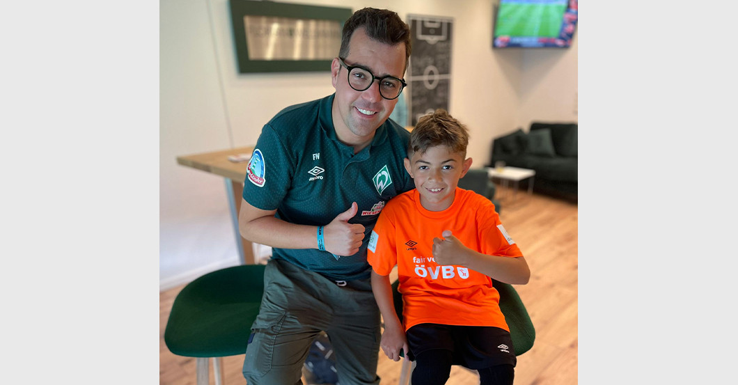 Einlaufkind Werder TSG   Einlaufkind Werder TSG