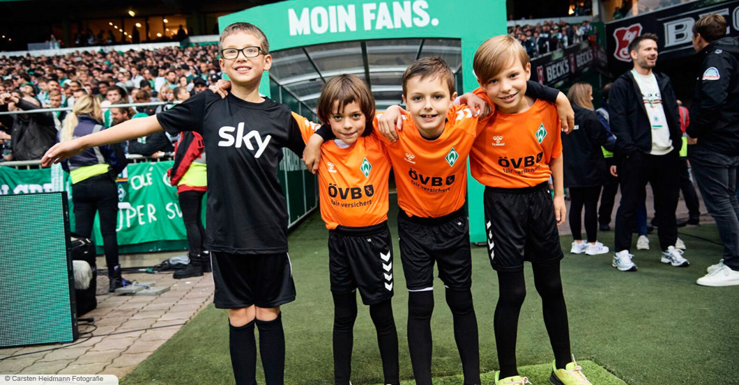  Einlaufkind Werder VfL 