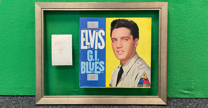 Elvis Autogramm 