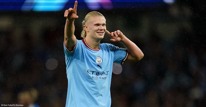  Erling Haalands Trikot 