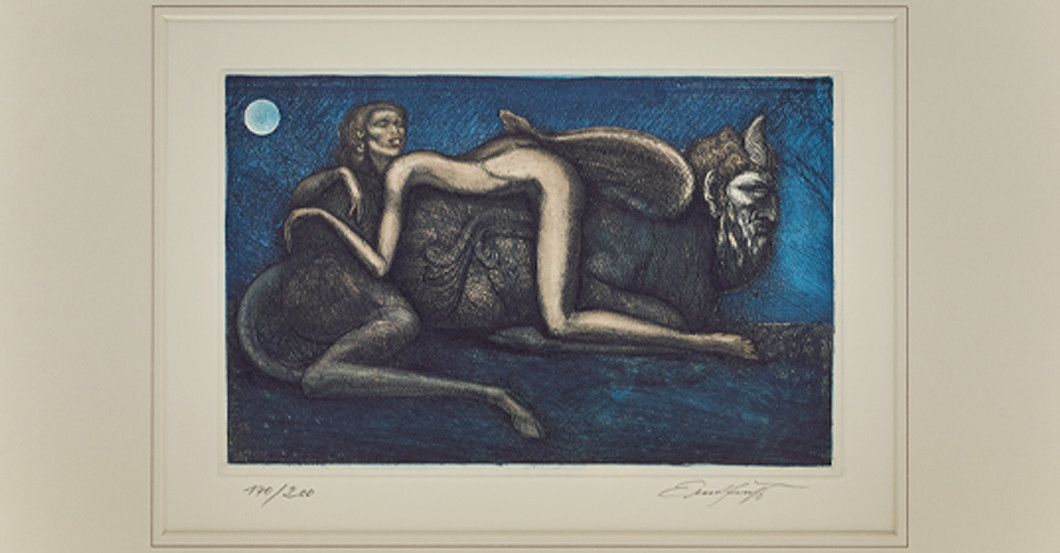 Ernst Fuchs Nymphe   Ernst Fuchs Nymphe