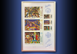  Ersttagsmarke drei Motive 