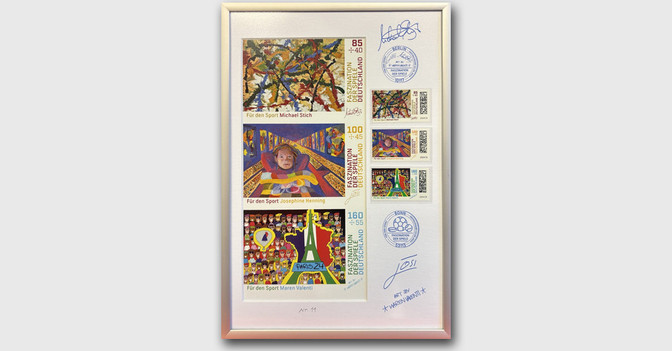 Ersttagsmarke drei Motive   Ersttagsmarke drei Motive