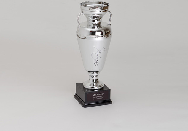 Euro Pokal signiert   Euro Pokal signiert