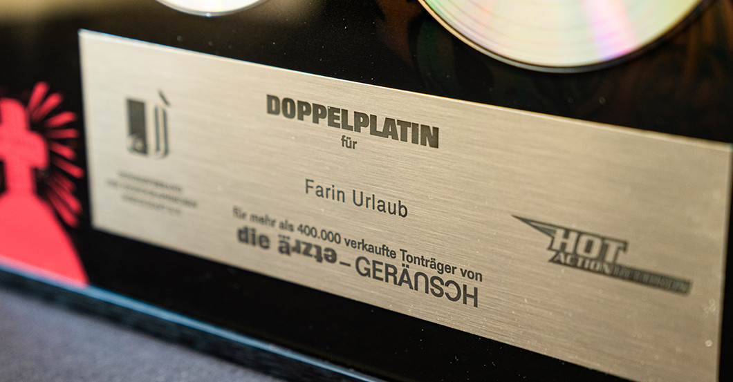Farin Urlaub Doppel Award   Farin Urlaub Doppel Award