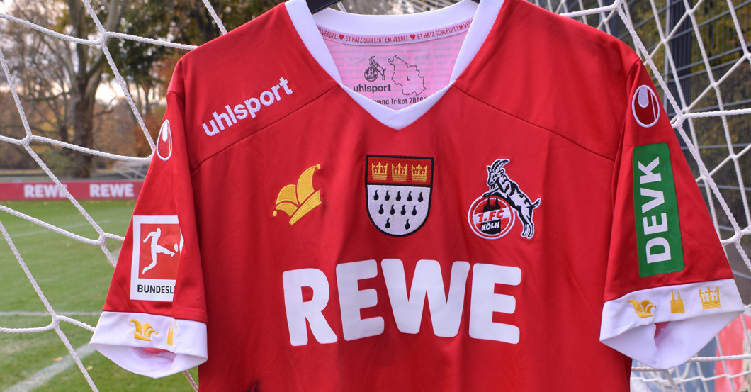 1 Fc Koln Star Cordoba Stiftet Getragenes Fastelovend Trikot
