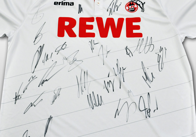  FC Köln-Trikot signiert 