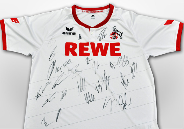 FC Köln-Trikot signiert   FC Köln-Trikot signiert