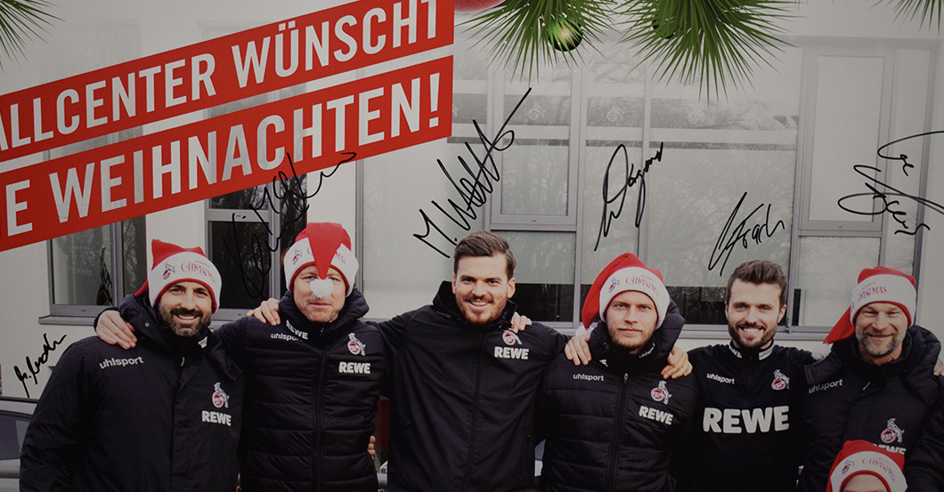 FC Köln Weihnachtsfoto   FC Köln Weihnachtsfoto