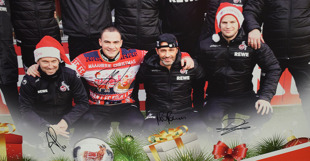 FC Köln Weihnachtsfoto   FC Köln Weihnachtsfoto