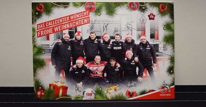FC Köln Weihnachtsfoto   FC Köln Weihnachtsfoto