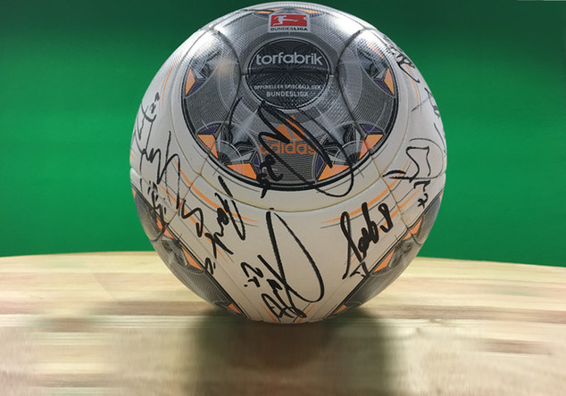 FCB-Spielball signiert   FCB-Spielball signiert