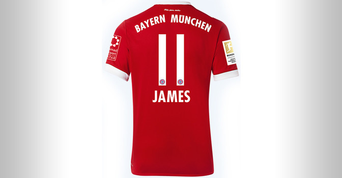FCB Trikot James   FCB Trikot James