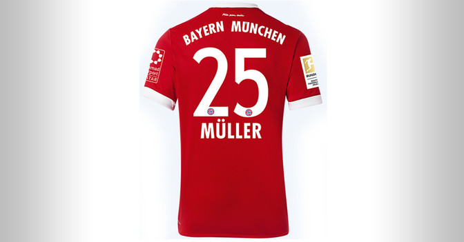 FCB Trikot Müller   FCB Trikot Müller