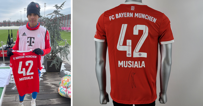 FCB-Trikot Musiala   FCB-Trikot Musiala