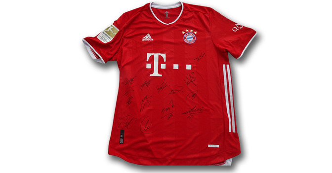FCB Trikot teamsigniert   FCB Trikot teamsigniert