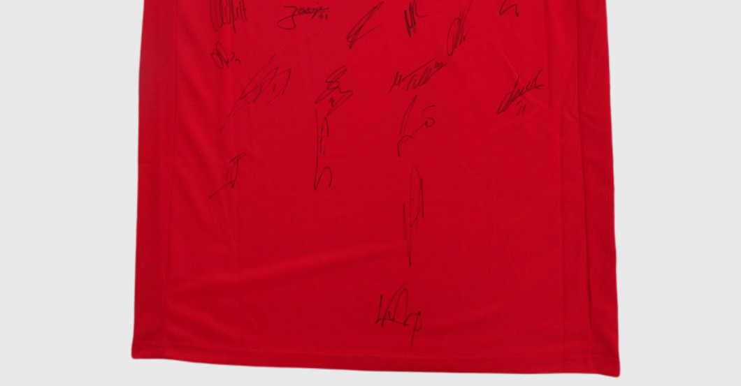 FCB Trikot teamsigniert   FCB Trikot teamsigniert