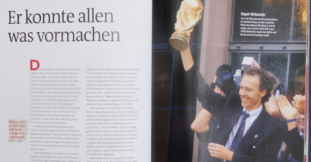 FH Beckenbauer Bildband    FH Beckenbauer Bildband