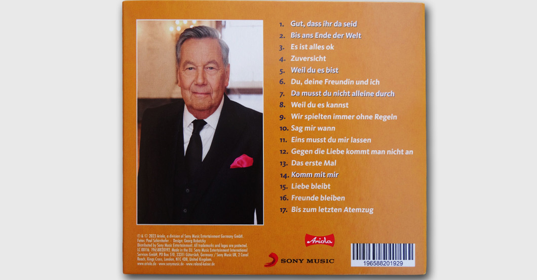 FH CD Roland Kaiser    FH CD Roland Kaiser