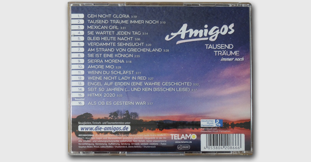 FH Die Amigos CD   FH Die Amigos CD
