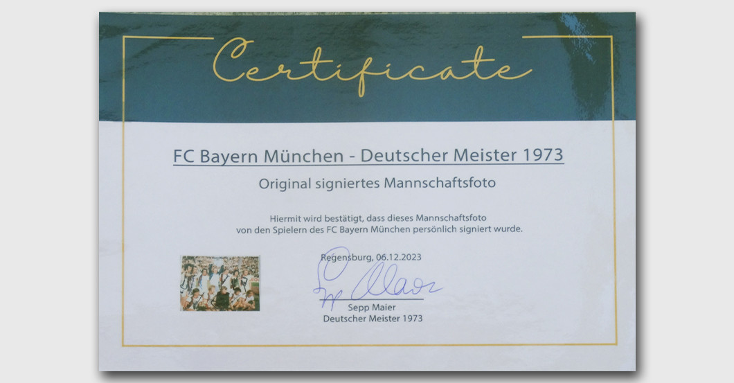 FH Foto 1973 FC Bayern   FH Foto 1973 FC Bayern