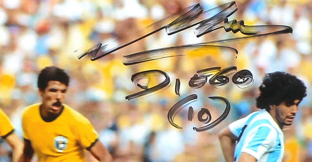  FH Foto Maradona signiert 