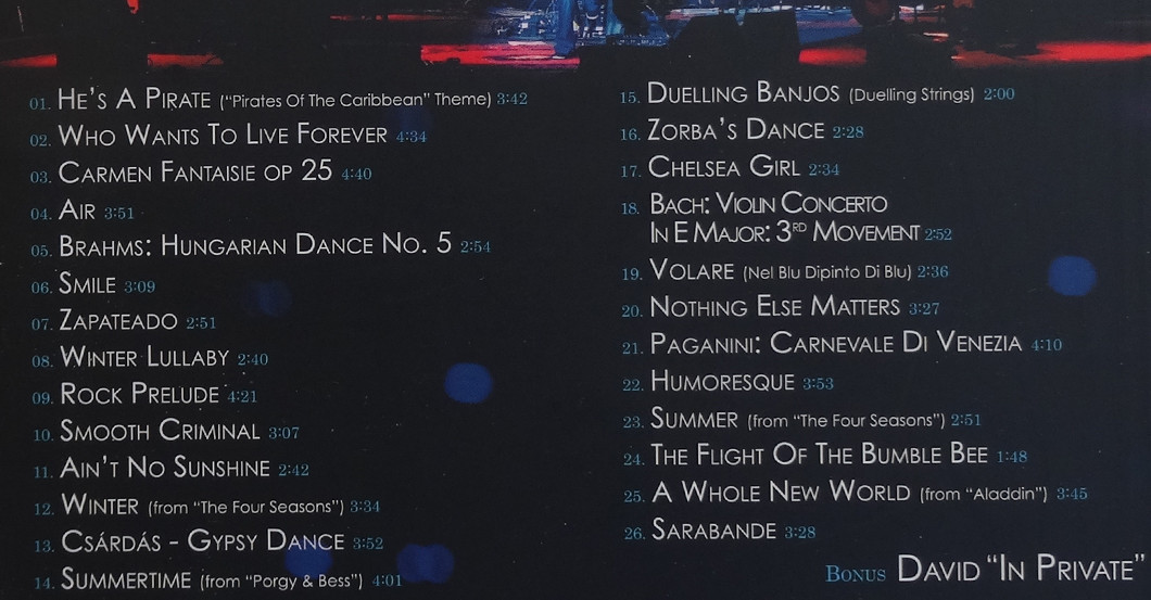 FH Garretts DVD Live    FH Garretts DVD Live