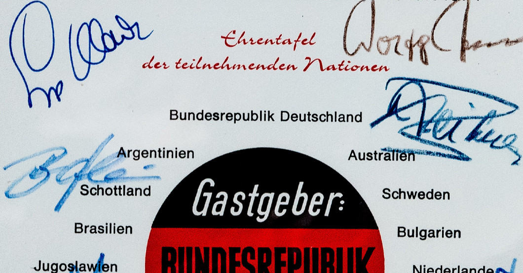 FH Gedenkblatt WM 1974   FH Gedenkblatt WM 1974