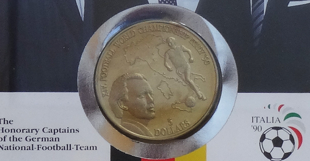 FH Numisbrief WM 1990    FH Numisbrief WM 1990