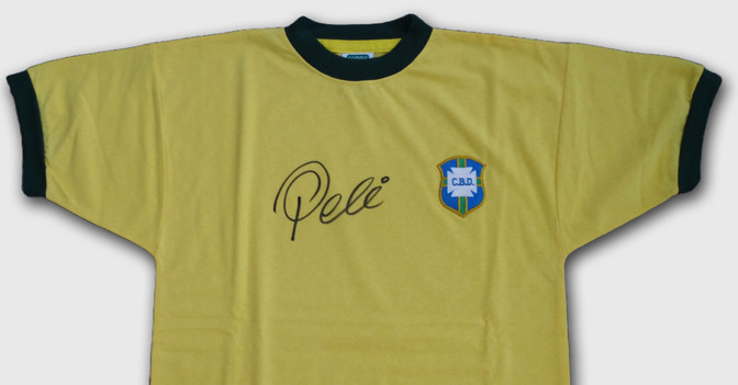 FH Pelé Brasilien Trikot   FH Pelé Brasilien Trikot