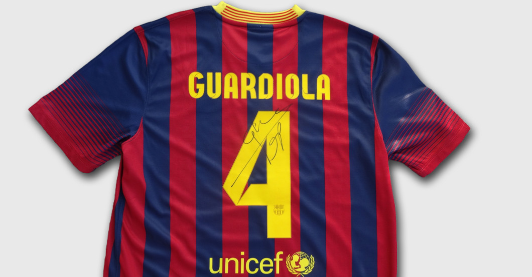 FH Pep Guardiola Trikot   FH Pep Guardiola Trikot