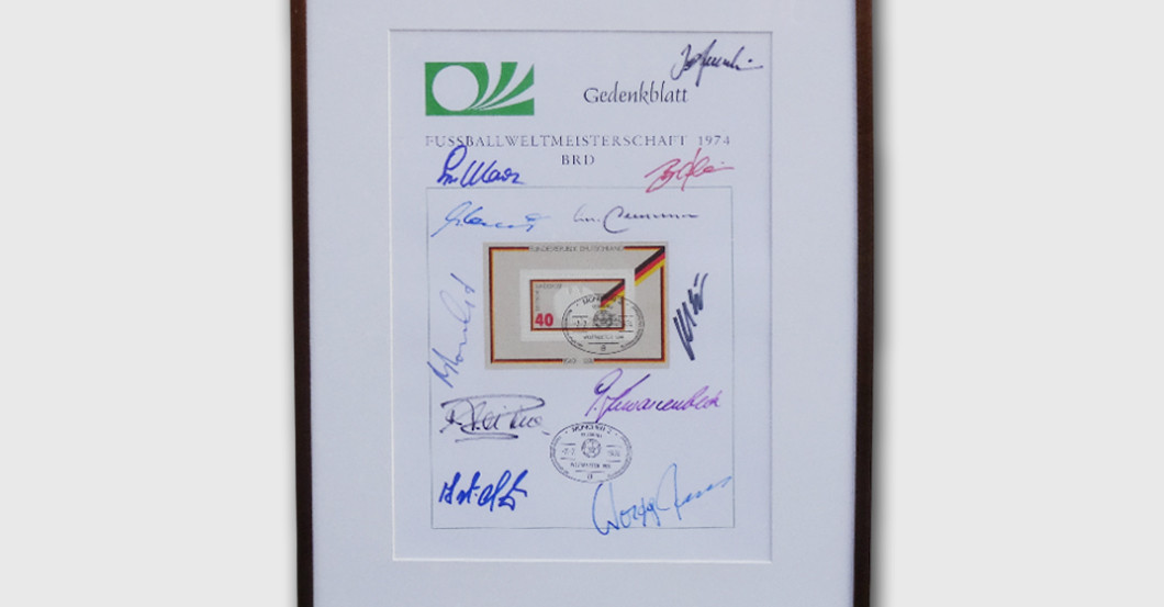 FH WM Gedenkblatt 74    FH WM Gedenkblatt 74