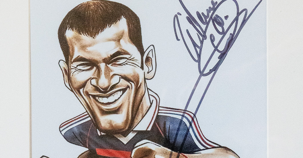 FH Zidane Karikatur   FH Zidane Karikatur