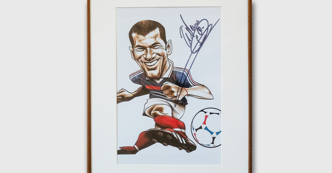 FH Zidane Karikatur   FH Zidane Karikatur