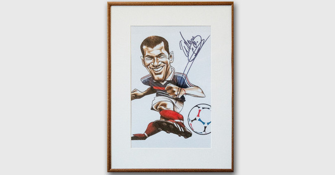 FH Zidane Karikatur   FH Zidane Karikatur