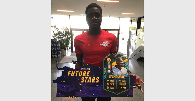  FIFA Card Upamecano 
