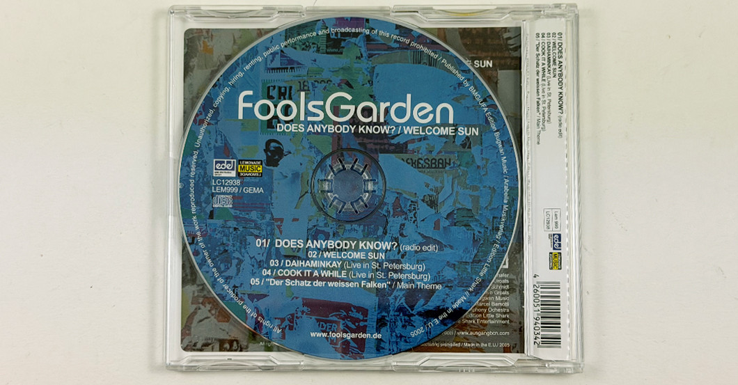  Fools Garden Welcome Sun 