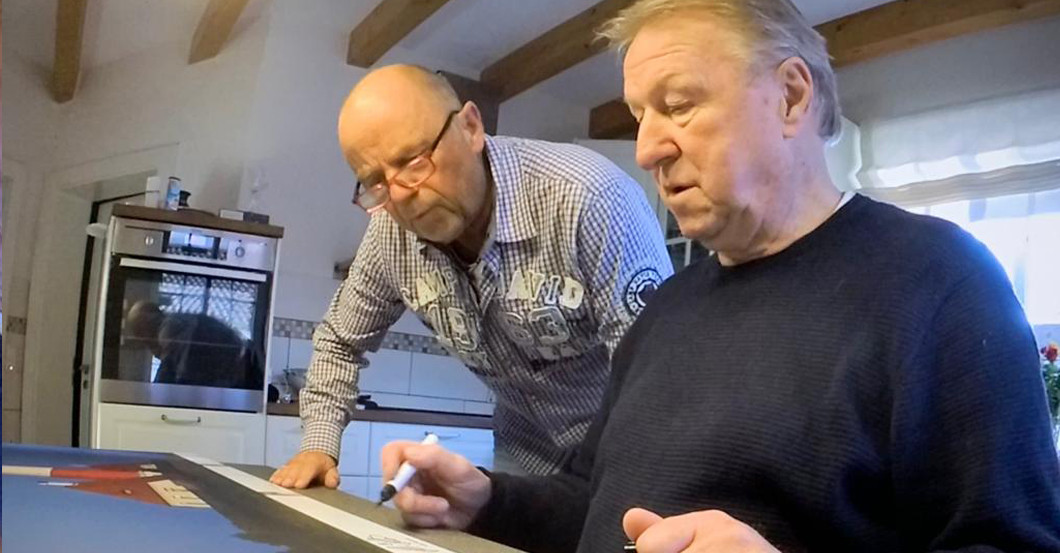 Foto Seeler Hrubesch   Foto Seeler Hrubesch