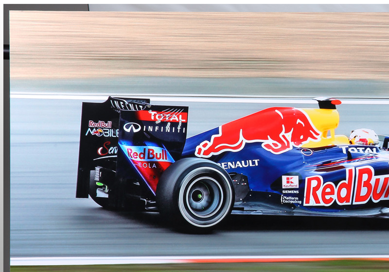  Fotodruck Rennwagen II 