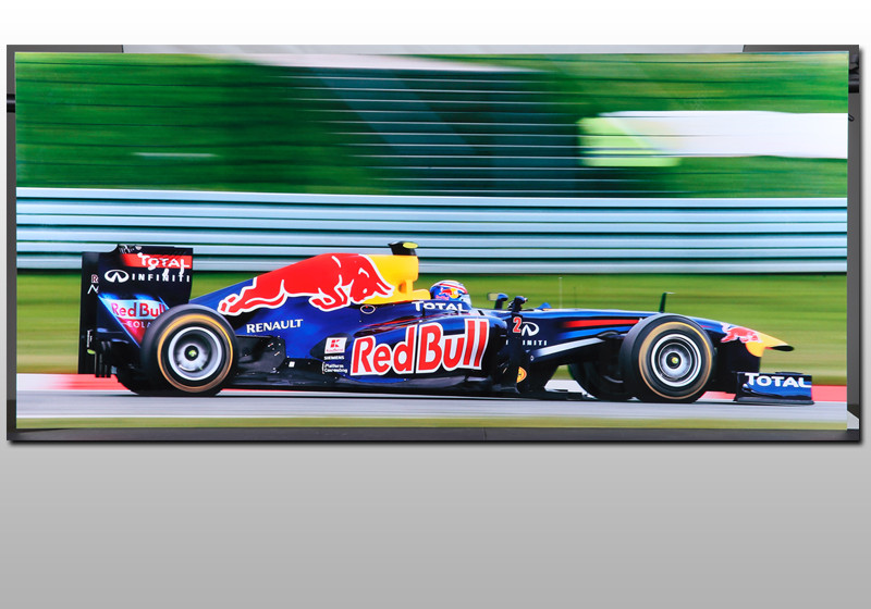  Fotodruck Rennwagen 
