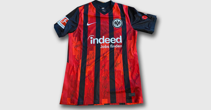  Frankfurt signiert Trikot 