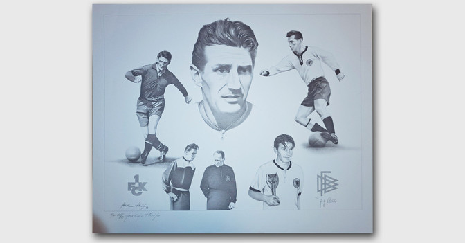 Fritz Walter Kunstwerk   Fritz Walter Kunstwerk