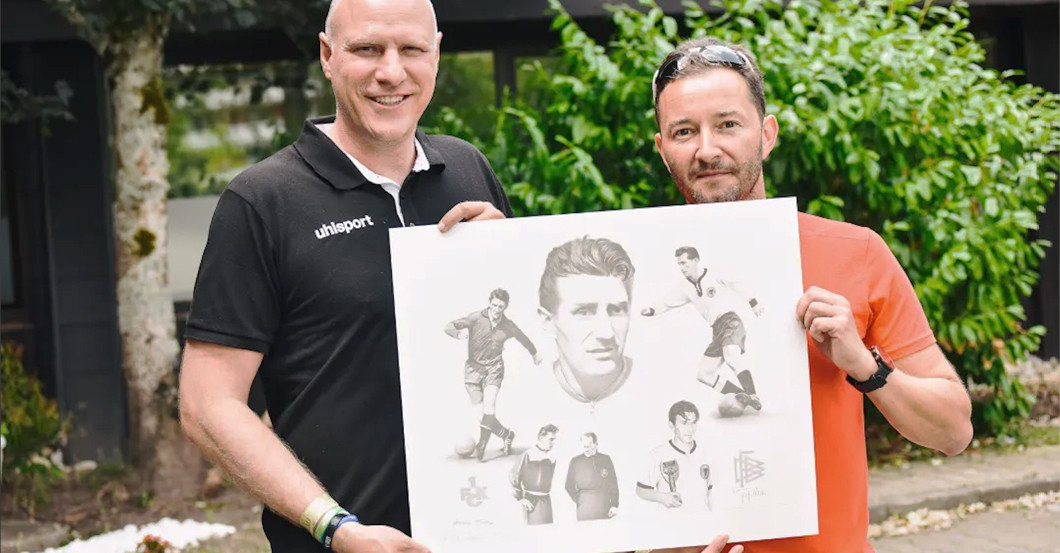 Fritz Walter Zeichnung   Fritz Walter Zeichnung