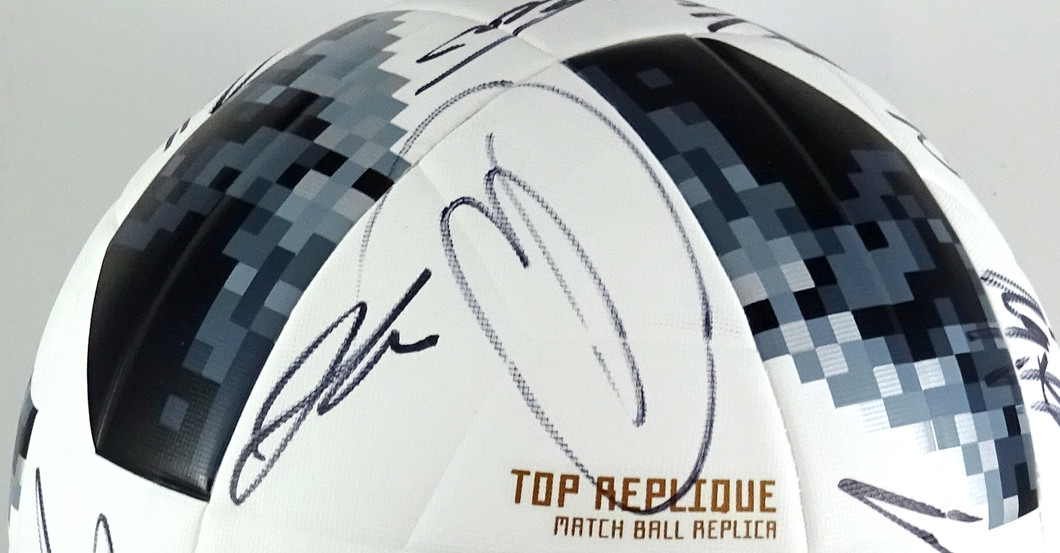  Fußball WM teamsigniert 