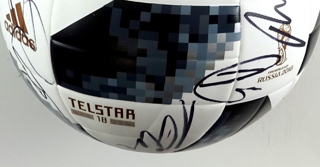  Fußball WM teamsigniert 