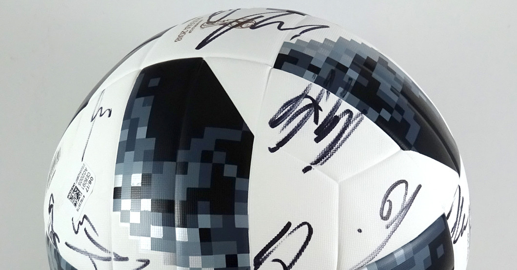  Fußball WM teamsigniert 