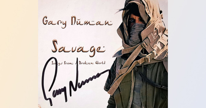  Gary Numan CD signiert 