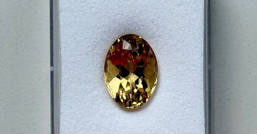  Gelber Lemon-Citrin Oval 