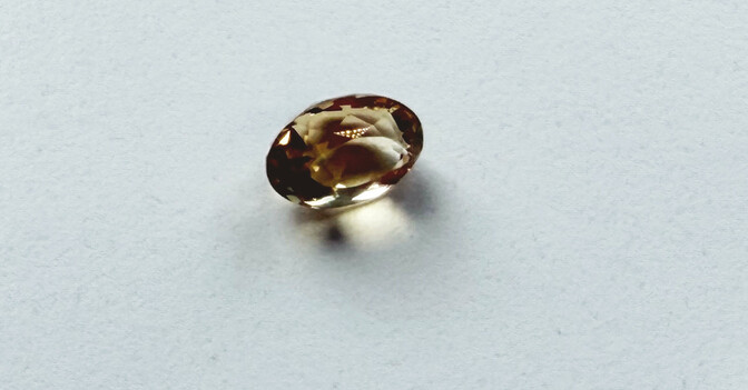  Gelber Lemon-Citrin Oval 