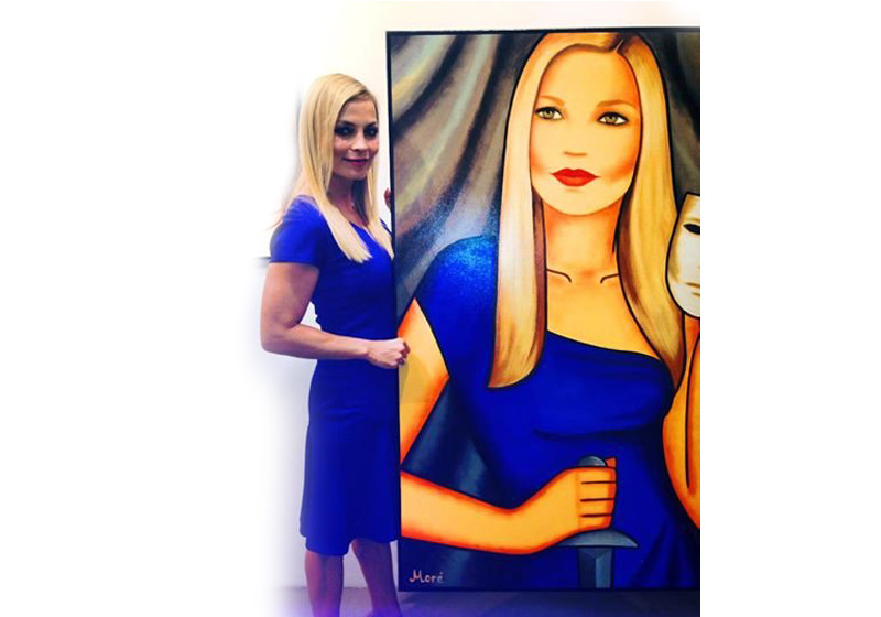 Gemälde Regina Halmich   Gemälde Regina Halmich